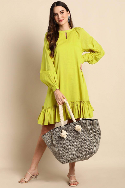 Zesty Lime Drop Dress