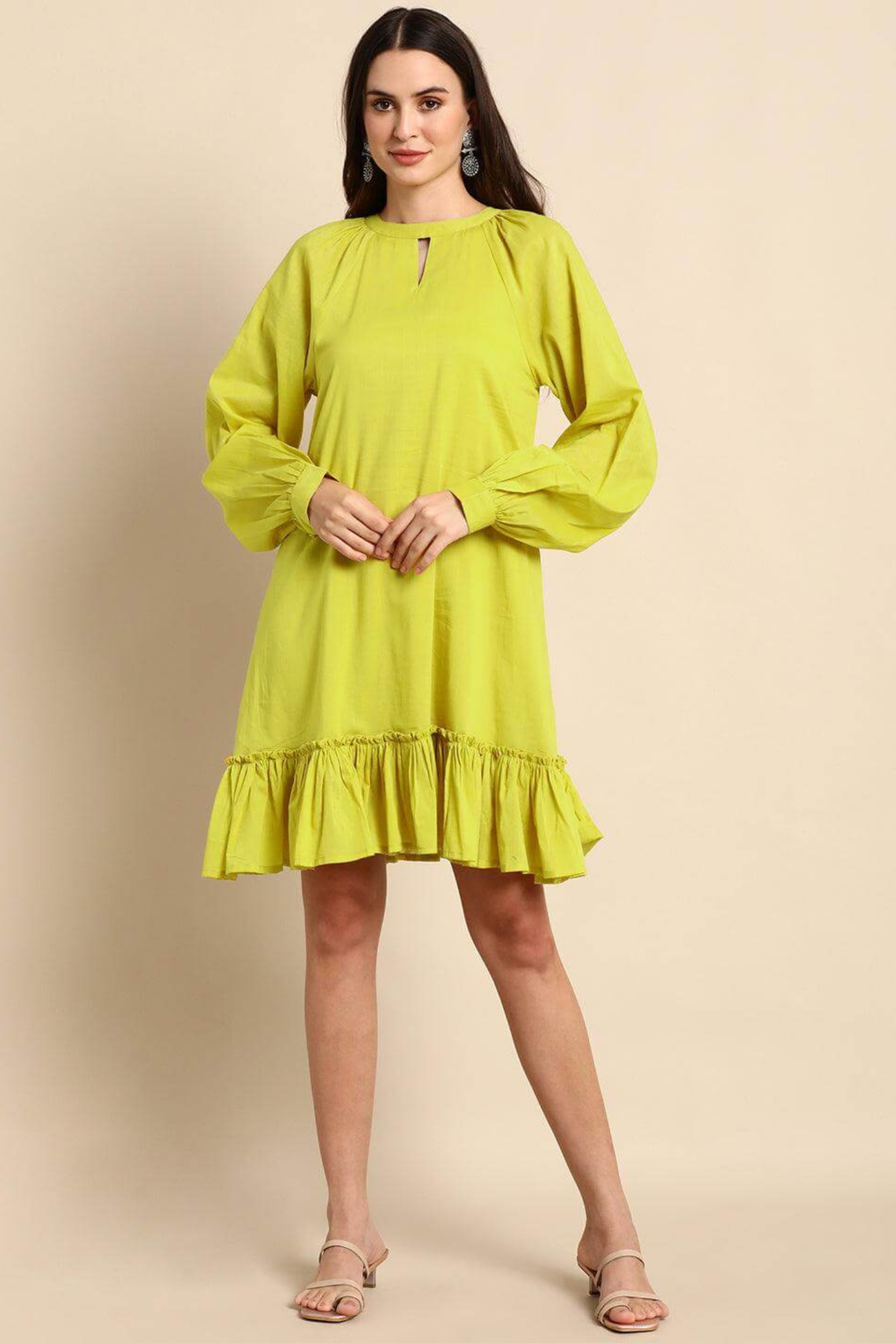 Zesty Lime Drop Dress