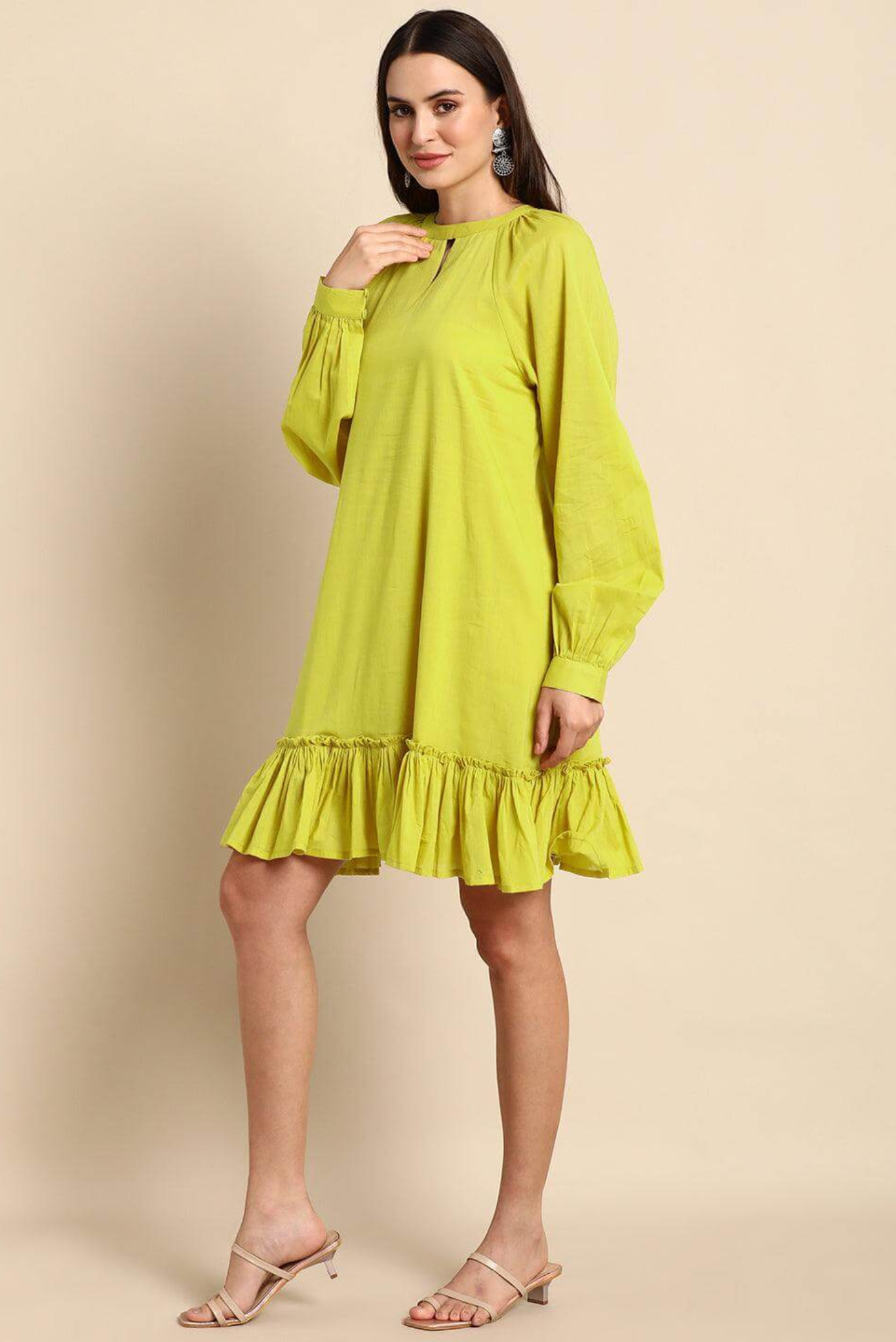 Zesty Lime Drop Dress