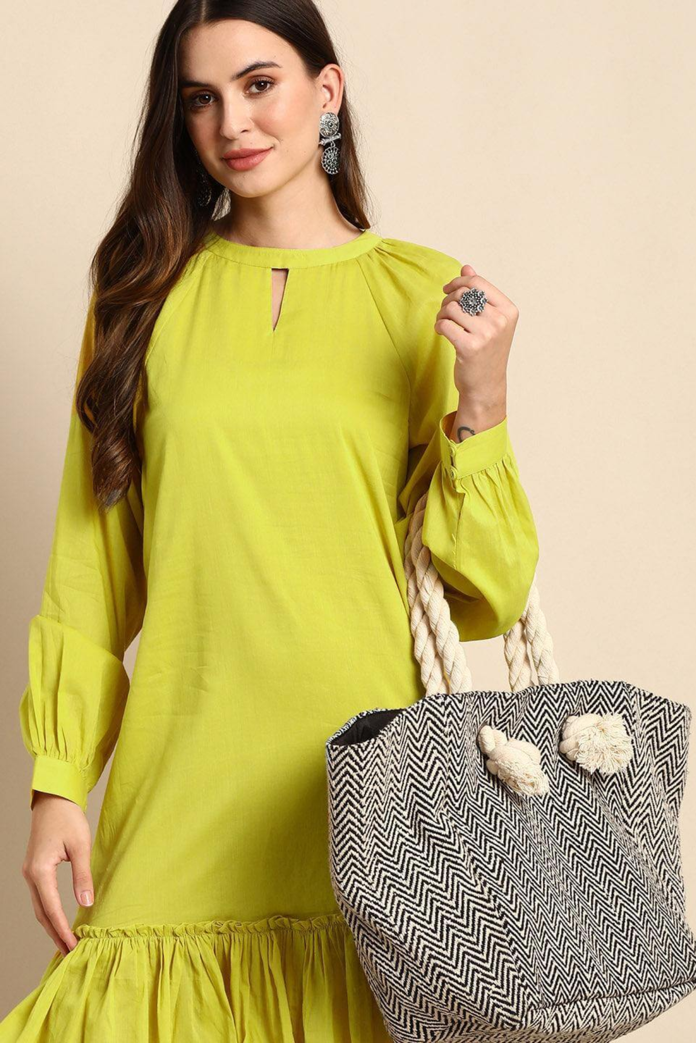 Zesty Lime Drop Dress