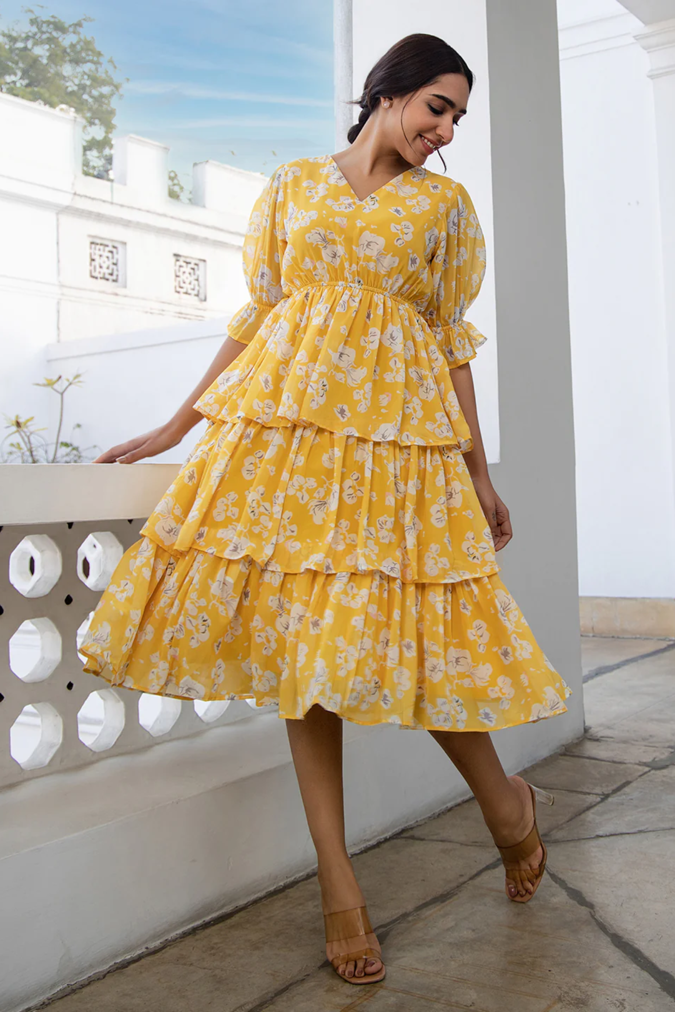 Summer Sunshine Layered Dress